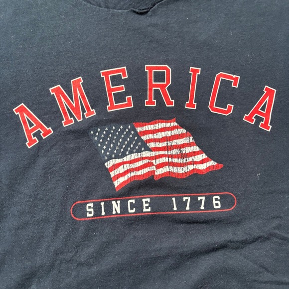 Y2K Alstyle Apparel & Activewear America T-Shirt Mens Extra Large USA Fabric - Picture 4 of 8